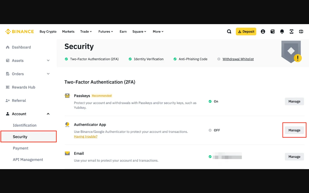 Authenticator app ဖြင့် account လုံခြုံရေးအတည်ပြုရန် တရားဝင်မျက်နှာပြင်
