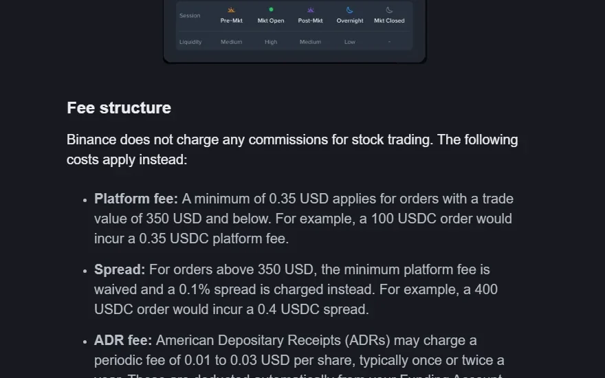 Binance Stock Trading Fees ကို ဘယ်လိုတွက်မလဲ